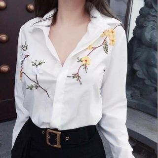 Bán sỉ áo sơ mi thêu hoa