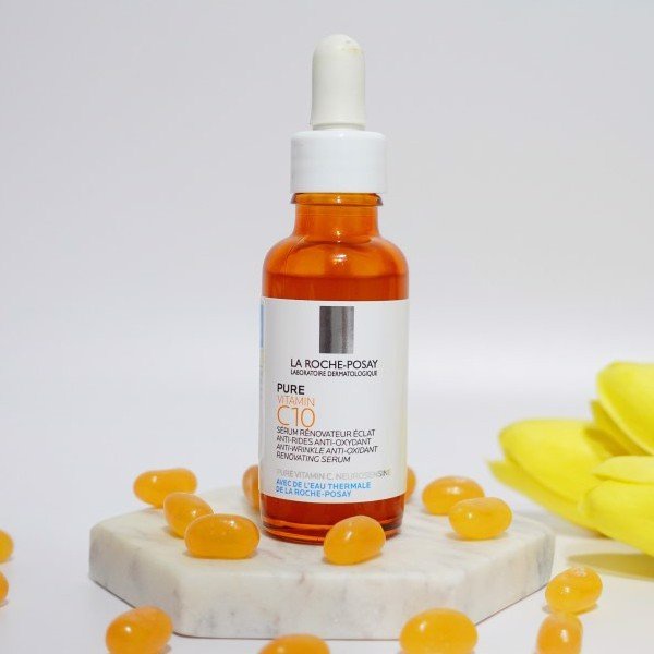 Tinh chất Phục Hồi Serum B5 và C10 Dưỡng Trắng, Chống Lão Hóa Da La Roche-Posay