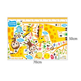 DECAL HƯƠU CAO CỔ DO CHIỀU CAO CHO BÉ