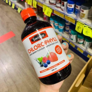 Diệp lục Swisse 500ml của Úc- Đủ bill Chemist