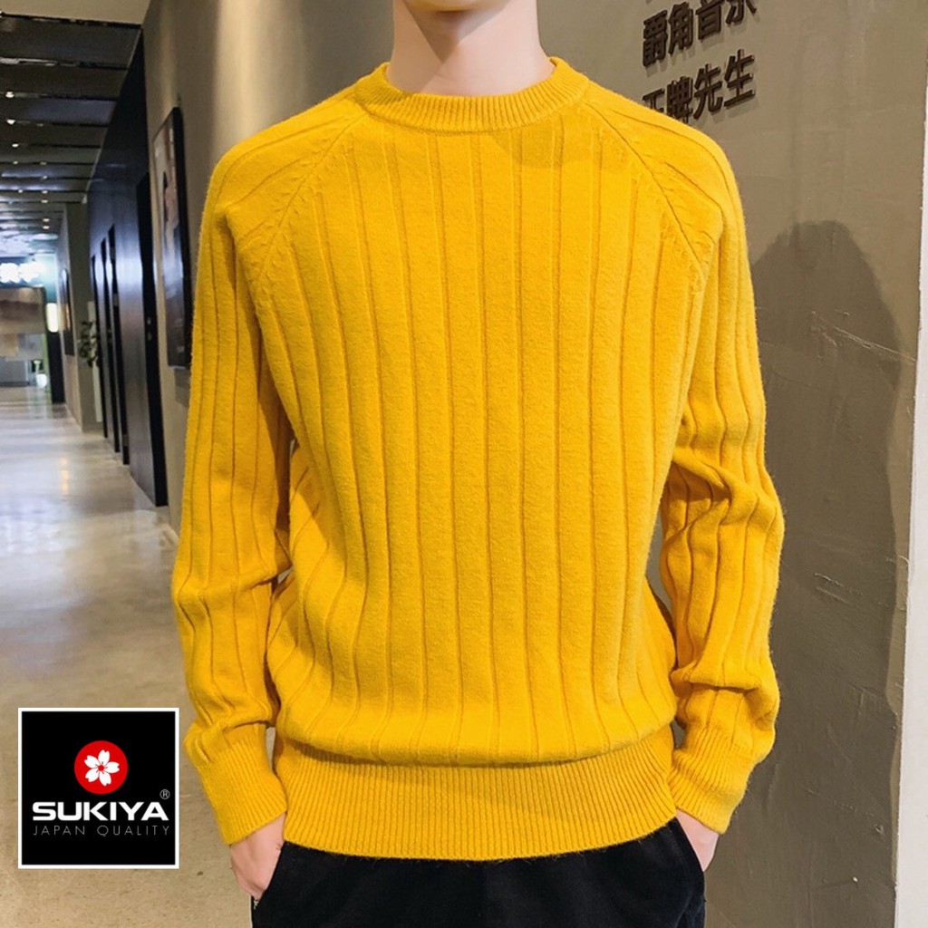 Áo len nam cổ tròn dáng Hàn Quốc, Chất len lông cừu mềm mại AL05 | BigBuy360 - bigbuy360.vn