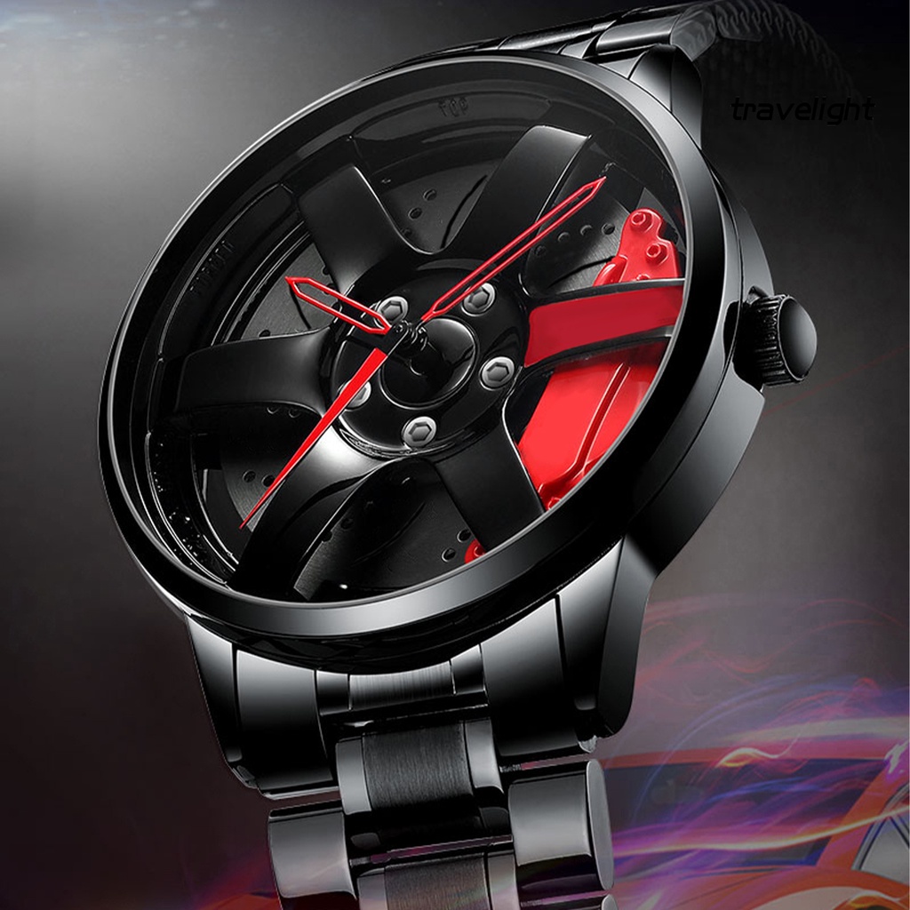 Đồng hồ quartz chống thấm nước thiết kế hình bánh xe
 | BigBuy360 - bigbuy360.vn