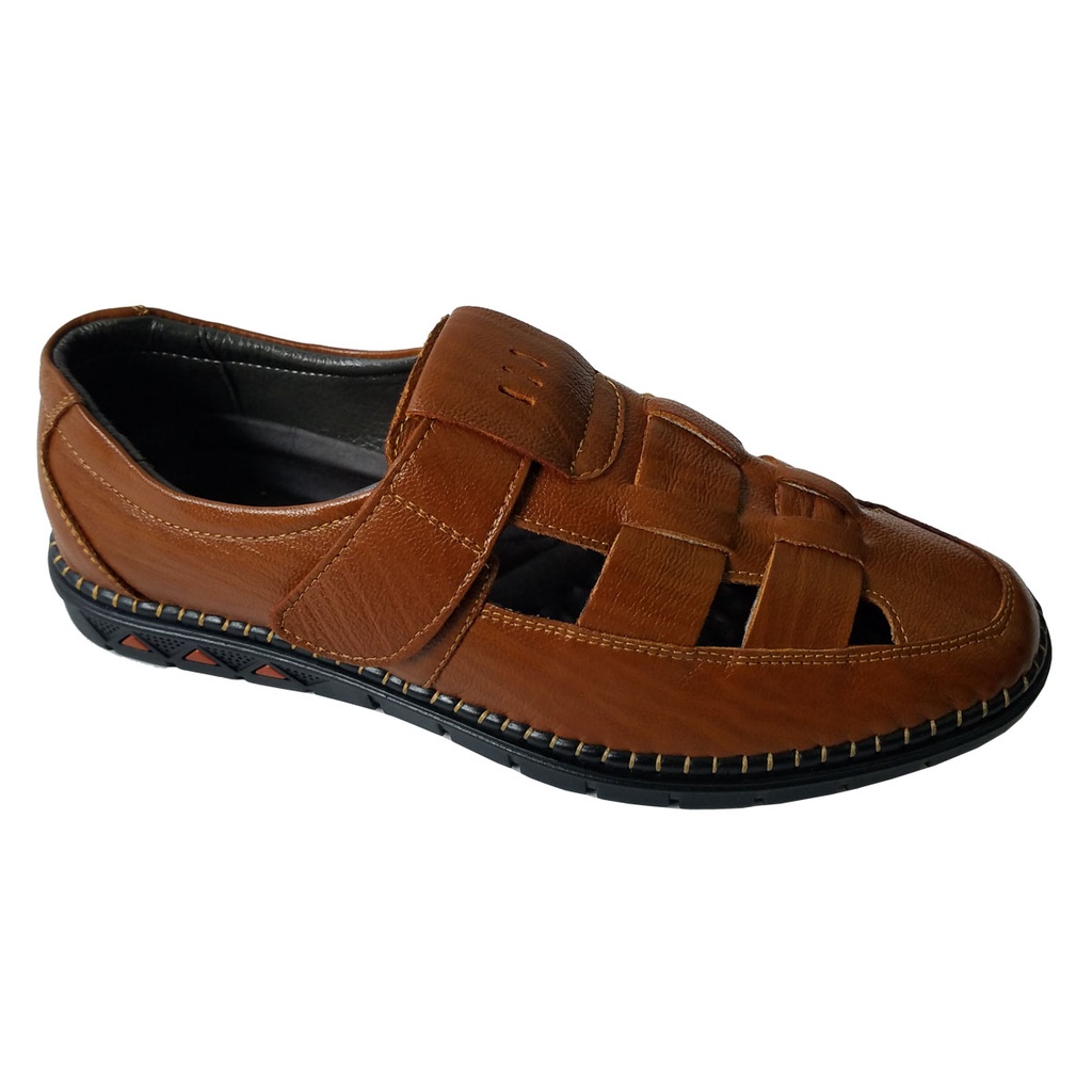 Giày Mọi Rọ Nam Da Bò Thật BIGBEN Cao Cấp GM242