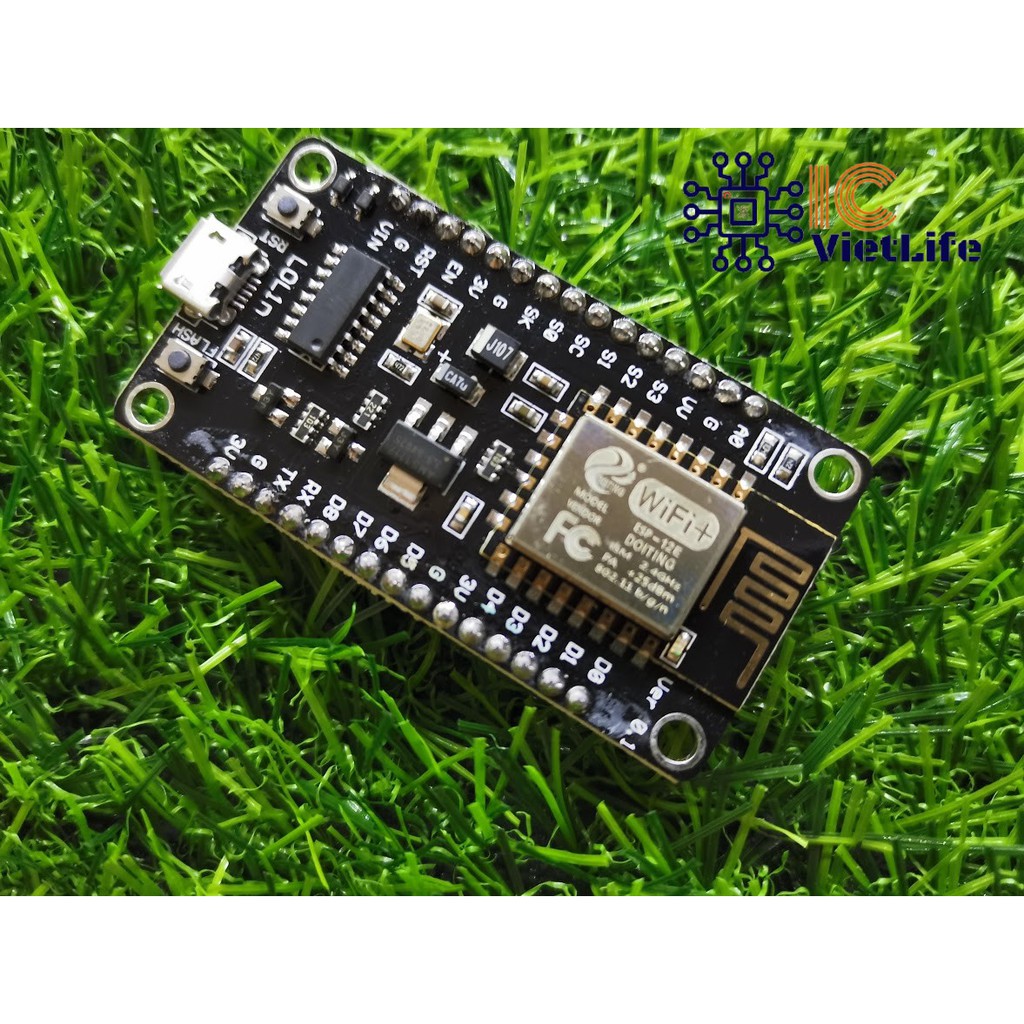 Module thu phát Wifi Plus (WiFi+) V3.0 ESP8266 NodeMCU Lua CH340 (KẾT NỐI ỔN ĐỊNH TỐC ĐỘ CAO)  kèm thư viện, sơ đồ chân