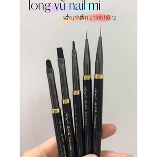 Sét cọ Nhật vẽ móng, bộ cọ Nhật làm nail 5 cây cao cấp