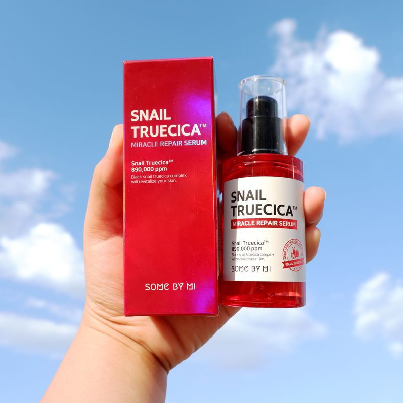 Serum Snail TrueCica Miracle Repair  Some By Mi cho da bị sẹo mụn 50ml