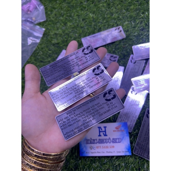 Tem thông số gấp wave Zx