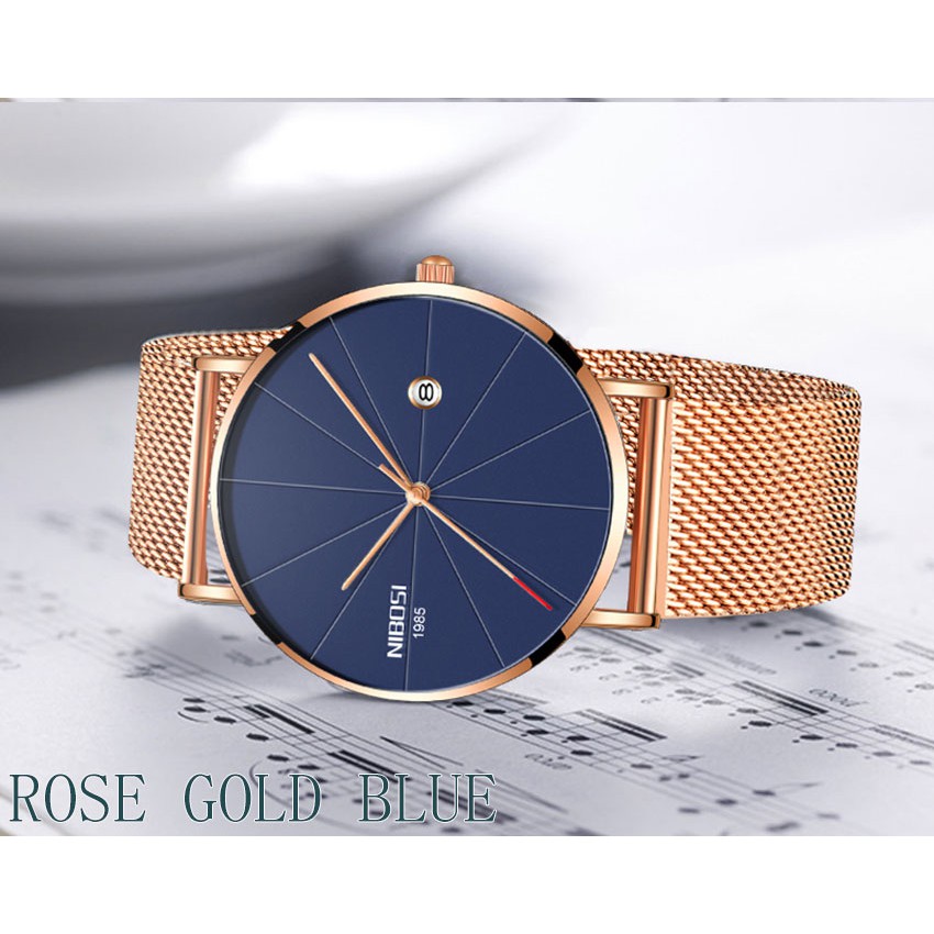 Đồng hồ Nam Nibosi 100% chính hãng, hàng fullbox ( Có thẻ bảo hành hãng)