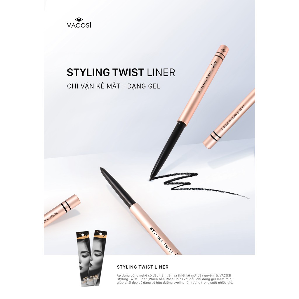 Kẻ Mắt Dạng Gel Vacosi Styling Twist Liner 5ml | BigBuy360 - bigbuy360.vn