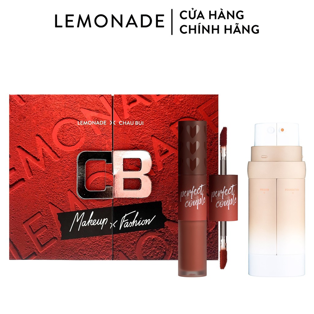 Combo Lemonade Kem nền Perfect Couple Dual Foundation 30g và Son kem Perfect Couple Lip Fashionistar 8g | BigBuy360 - bigbuy360.vn