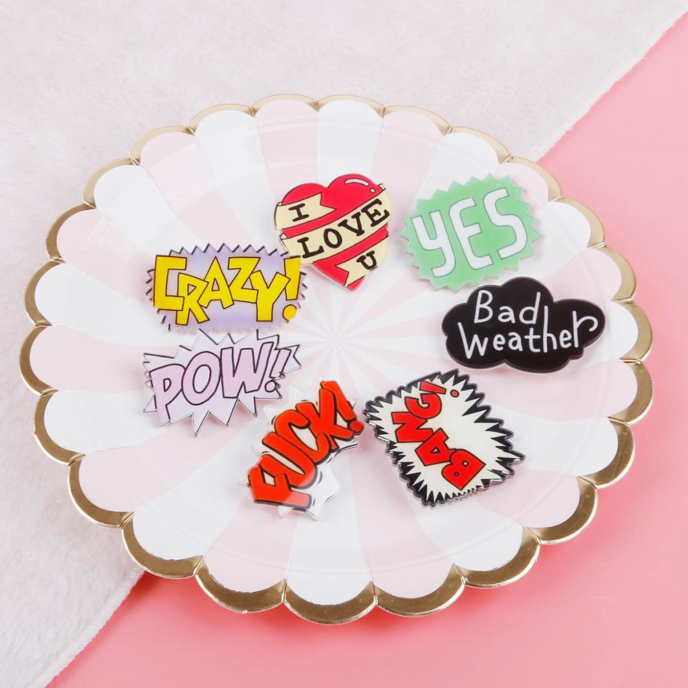 Huy Hiệu Cài Áo Hình Hoạt Hình Đáng Yêu