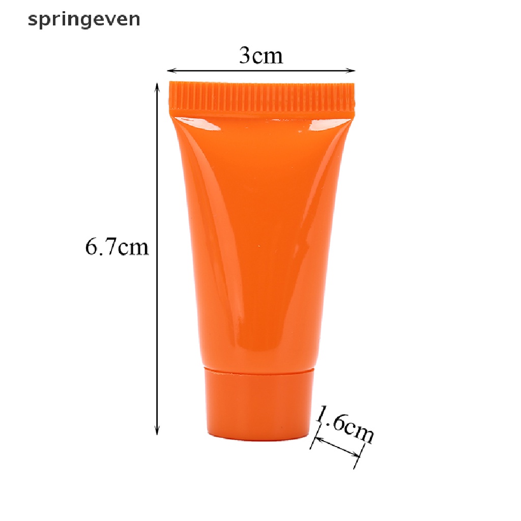 Bộ 5 Ống Nhựa Rỗng Mềm 10ml Đựng Mỹ Phẩm Tiện Dụng