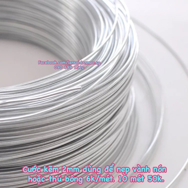 4M Cước Kẽm 2Mm Dùng Để Nẹp Vành Nón Hoặc Thú Bông