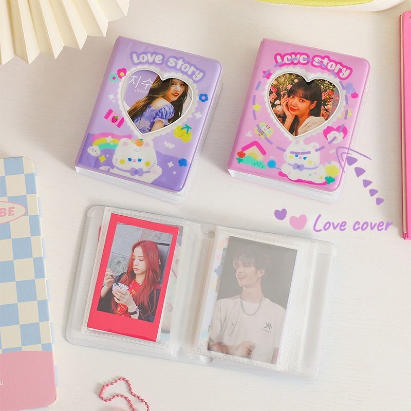 Album Đựng Ảnh 40 Ngăn 3 Inch Màu Macaron