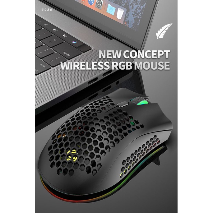 Chuột không dây Bm600 2.4ghz 1600dpi Có Thể Sạc Lại