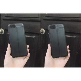 Ốp lưng dẻo giả da Auto Focus Oppo A1K