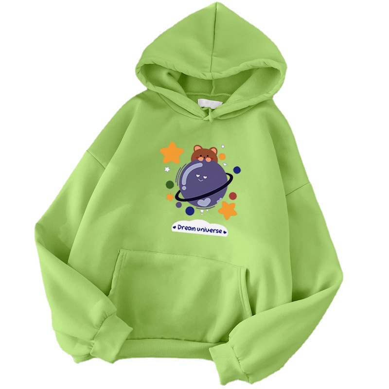 Áo Nỉ Hoodie Form Rộng Unisex In Hình Hành Tình Gấu Style Hàn Quốc HOT TREND BB HOODIE