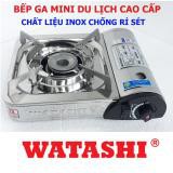 Bếp gas mini du lịch xách tay WATASHI INOX cao cấp