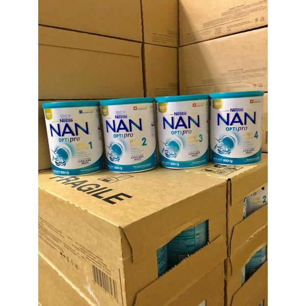 Sữa Nan Nga đủ số hộp 800g_ hàng chính hãng