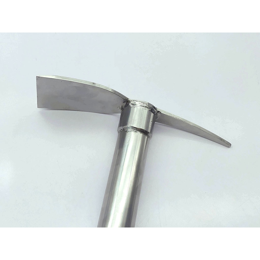 Cuốc 2 đầu inox 39cm để đào đất móc rễ