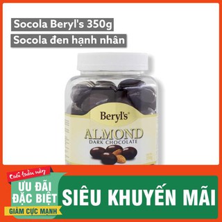 Socola đen hạnh nhân beryl's 350g