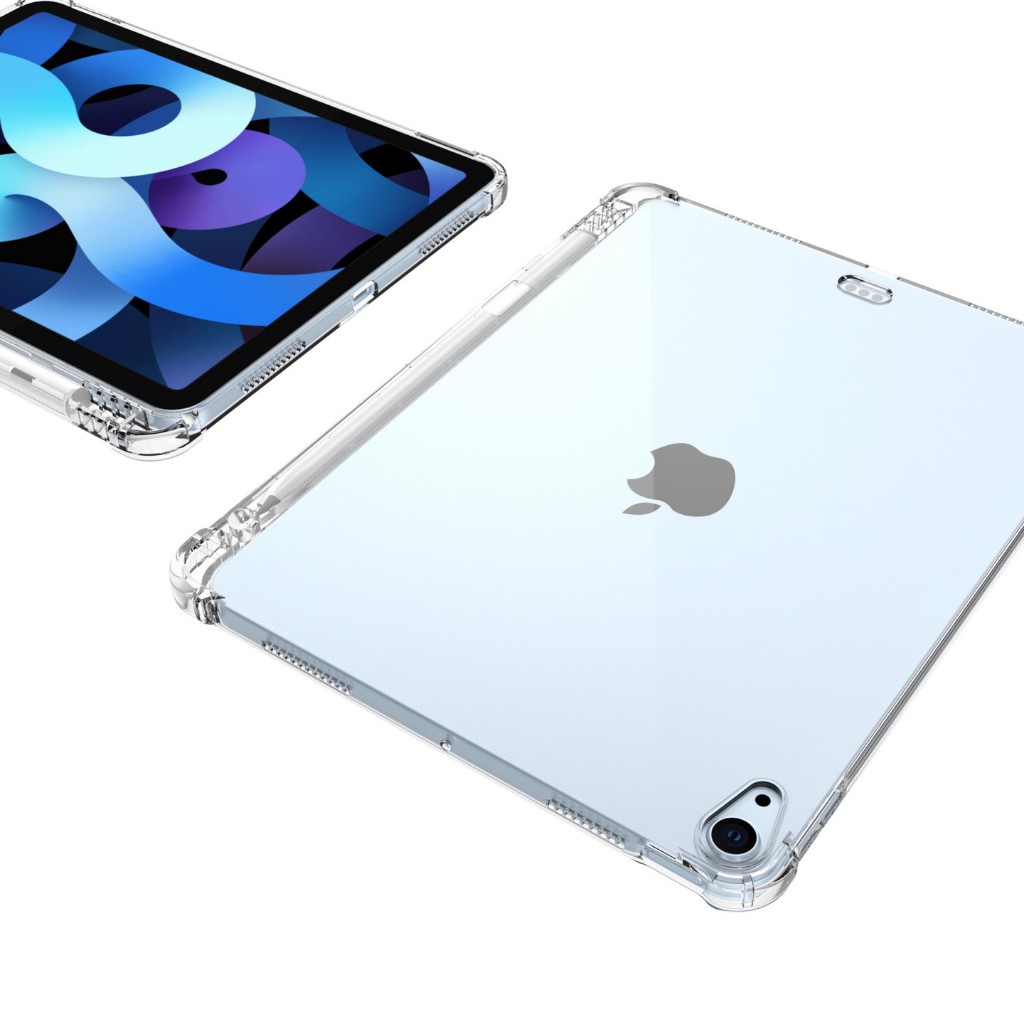 ốp ipad + Ngăn đựng bút silicon Chống Shock ốp Pro 11/10.5/Air 3/10.2 gen 7/8...MART CASE