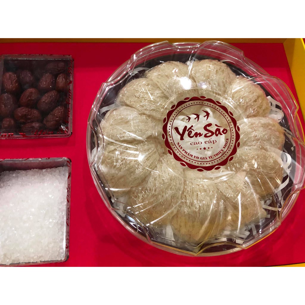 Yến Sào Sạch Lông Kèm Bộ Hộp Quà - 100g