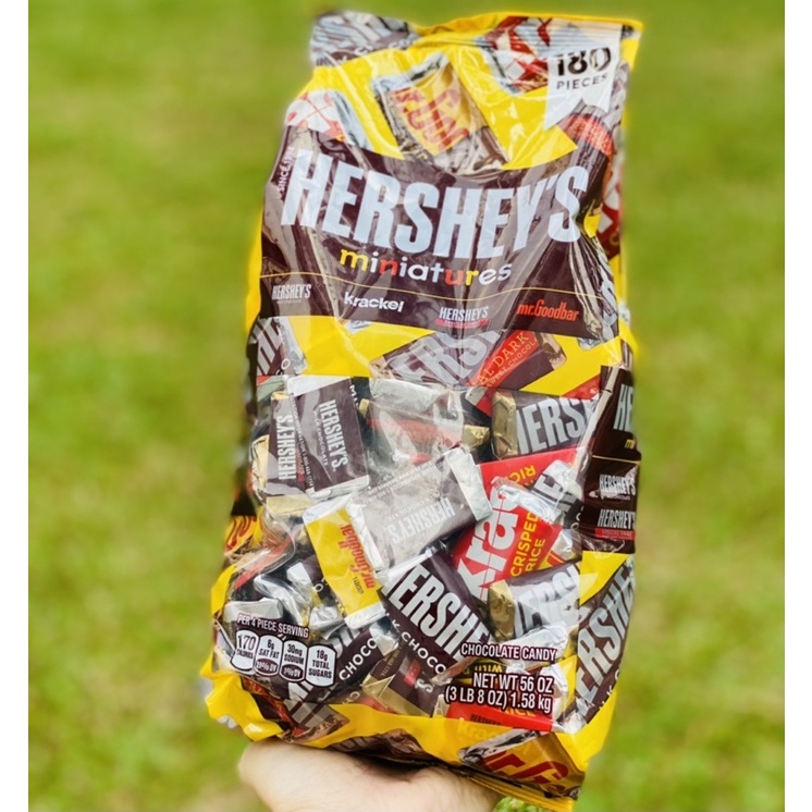 Socola Hershey’s Miniatures 1.58kg 180 viên