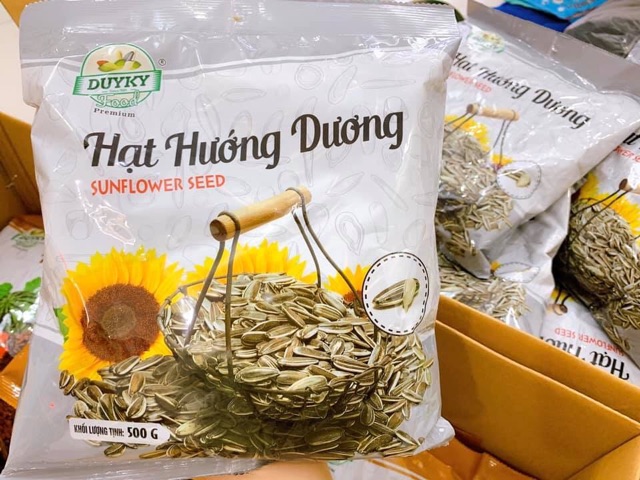 Hướng dương. Hạt Bí . Hạt dưa đóng gói 500g Duy Ký