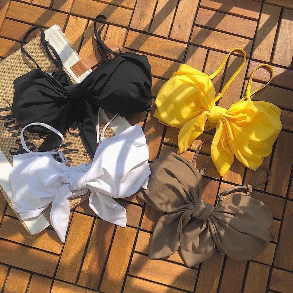 Bikini áo đính nơ lẻ M01