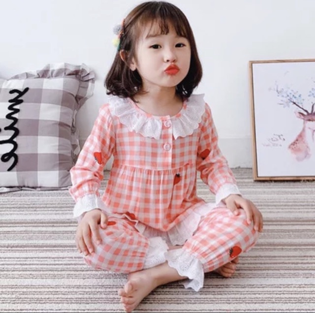 [Mã FASHIONT4FA giảm 10K đơn 50K] Bộ Pijama Cho Bé Điệu Đà Chất Đũi Tơ Đẹp