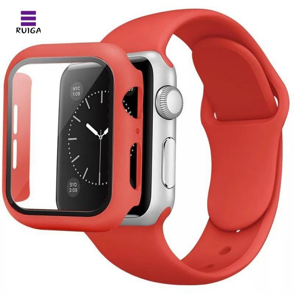 Apple Watch Dây đeo 42mm 38mm Bộ Dây Đeo Và Khung Bằng Silicone Cho Đồng Hồ Thông Minh