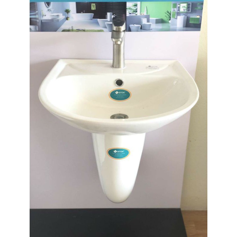 Bộ lavabo + chân treo siton