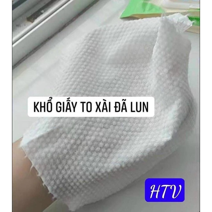 Khăn lau mặt dùng 1 lần Animerry lau khô lau ướt, khăn giấy lau mặt,khăn giấy đa năng