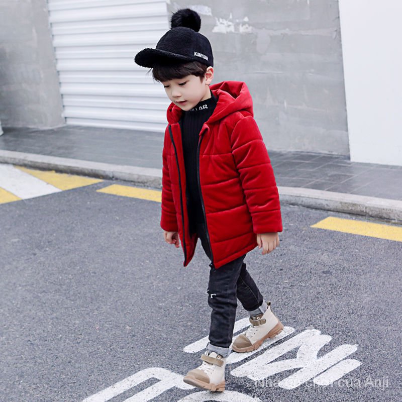 Fall And Winter 2020 Boy Thicker Jacket Boy Cotton Cotton Clothes Baby Boys Winter Clothes