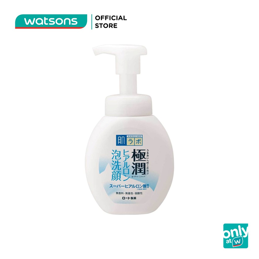 Bọt Rửa Mặt Dưỡng Ẩm Hada Labo Gokujyun Moisturizing Foaming Wash 160ml
