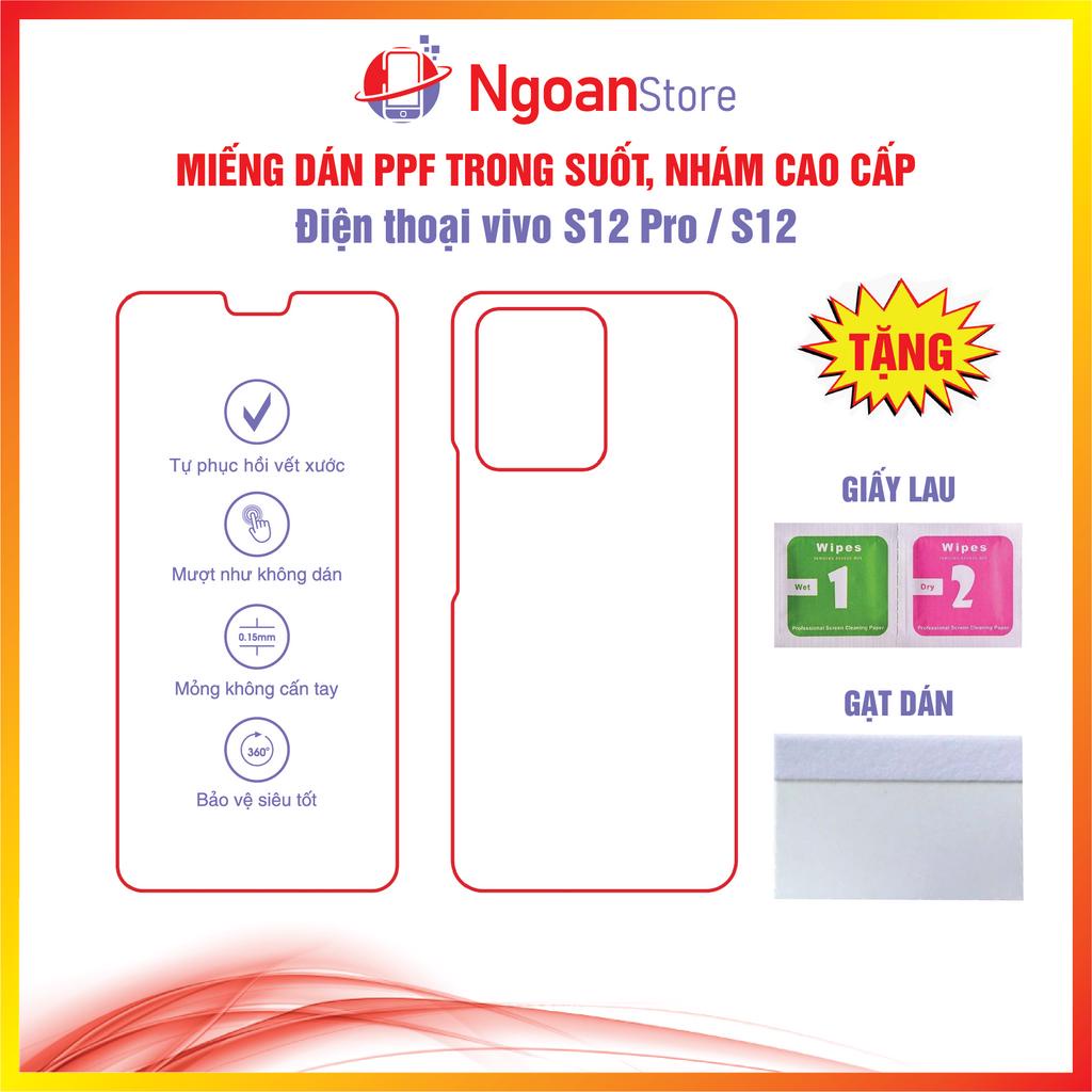 Miếng dán PPF cho Điện thoại vivo S12 Pro / S12 - Ngoan Store