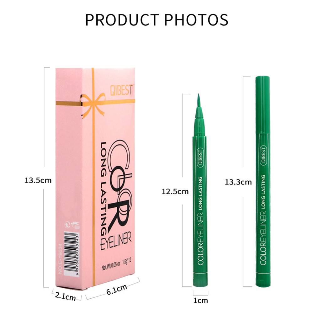[Hàng mới về] Bút Kẻ Mắt Nước Qibest Kháng Nước Nhòe Màu Lâu Trôi