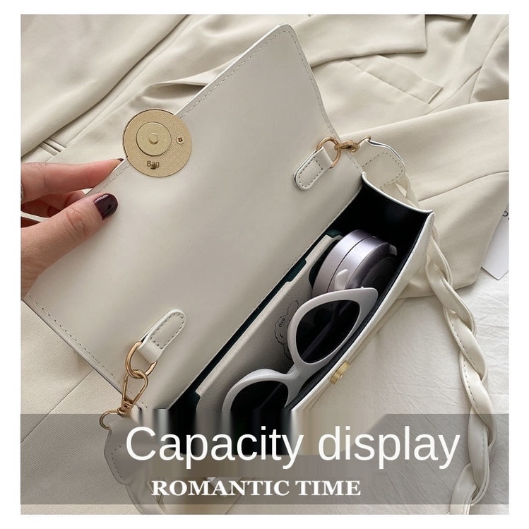 Túi đeo chéo một bên vai phong cách Pháp thanh lịch duyên dáng dành cho nữ