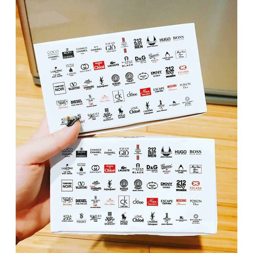 Set Nước Hoa Mini 20 Chai, Lọ 2ml [CHÍNH HÃNG - BAO TEST] Set 20 Chai, Lọ Tinh Dầu PHÁP Lưu Hương 6 - 8 Tiếng | BigBuy360 - bigbuy360.vn