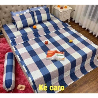 (Chat chọn mẫu) Bộ Ga Gối Chăn Hè polycoton 5 món