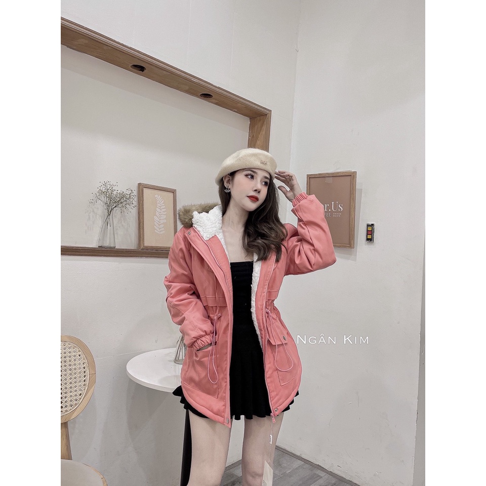 ÁO KAKI RÚT EO LÓT LÔNG CỪU SIÊU DÀY SIEU ĐẸP - RISE SHOP