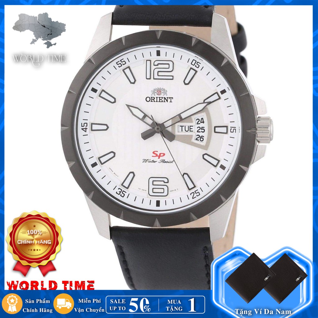 Đồng hồ Nam Orient FUG1X003W9 Chính hãng, Bảo hành 3 năm, Chống nước, Chống xước, Dây da
