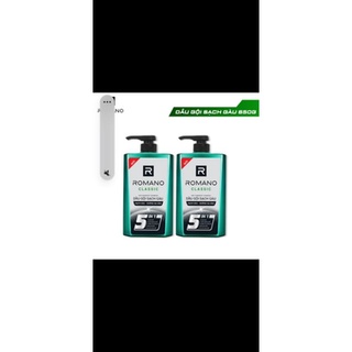 Dầu gội romano 5in1/ tắm gội 2in1 650ml