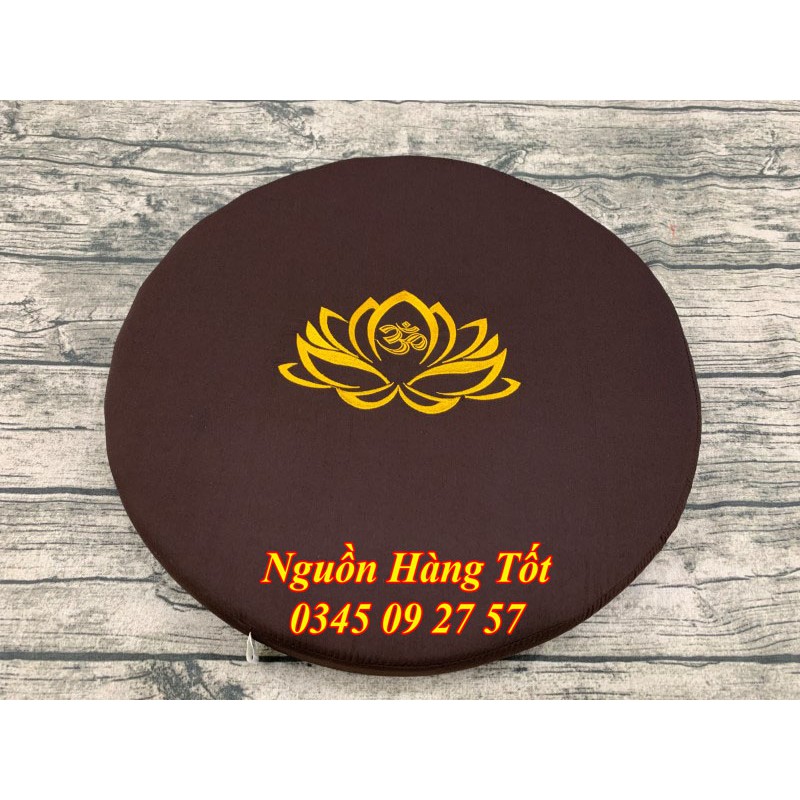 Đệm Ngồi Thiền Hình Tròn 50x5cm Tatami Dày Dặn Êm Ái Thoải Mái Sang Trọng