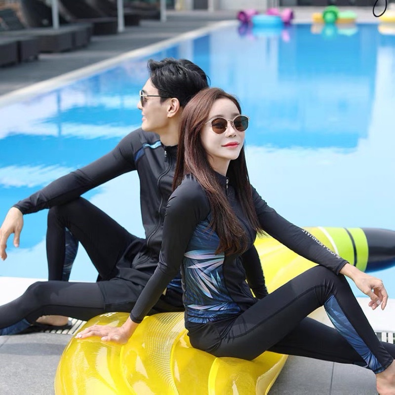 Set đồ bơi bikini nữ 5 mảnh dài đen lườn hoa Tube tree siêu xịn