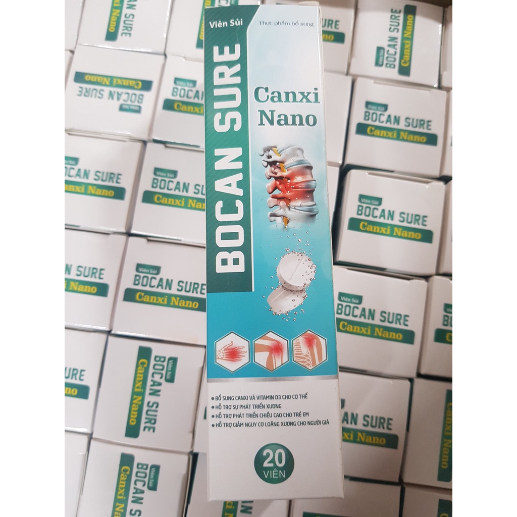 Viên sủi can xi tăng chiều cao calcium giảm loãng xương túp 20 viên