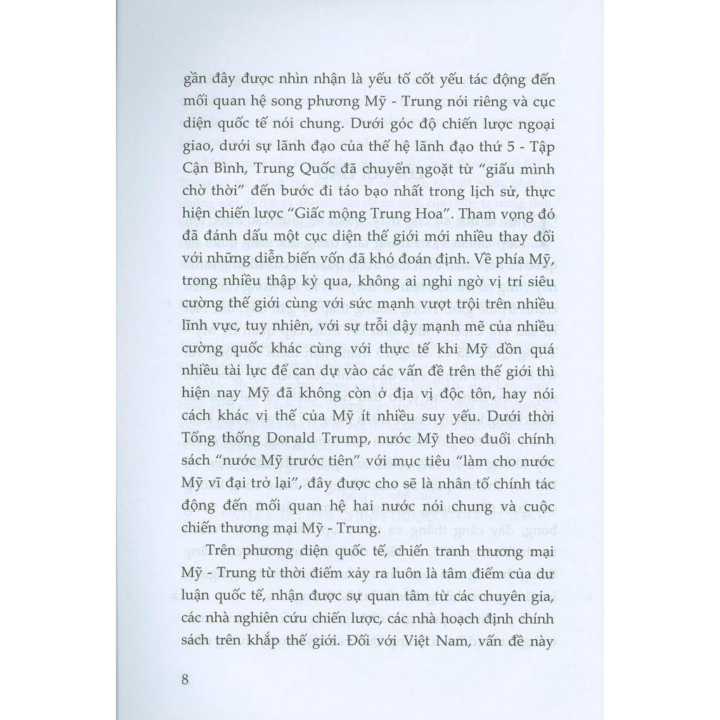 Sách Chiến Tranh Thương Mại Mỹ - Trung Và An Ninh Quốc Gia Trong Tình Hình Mới