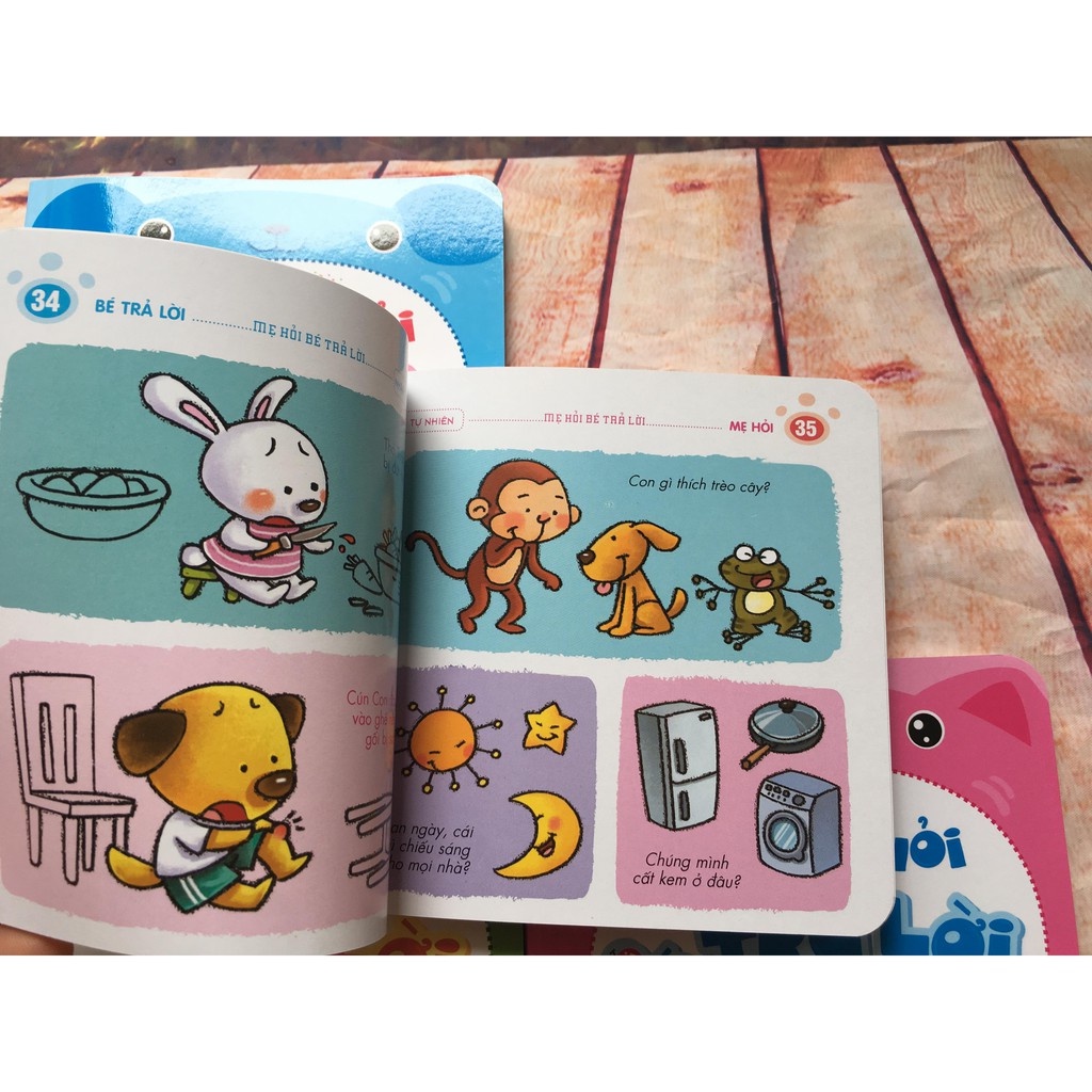 SÁCH - Mẹ Hỏi Bé Trả lời  - Tái Bản 2019