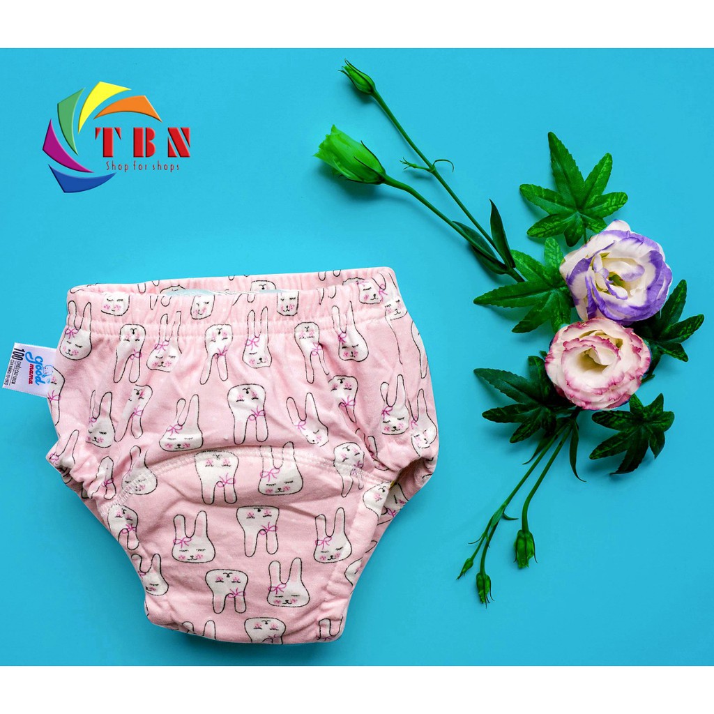 Quần Bỏ Bỉm Cao Cấp Goodmama 6 Lớp Cho Bé Size 80 - 90 - 100